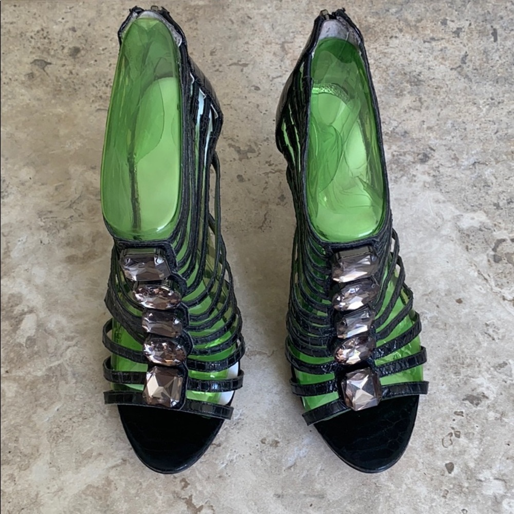 Sam Edelman New York Snakeskin Sandal Sz 9